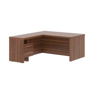 Стол руководителя с тумбой приставной ZCT 1619H.A(L) 1600х1900х750 ZENN