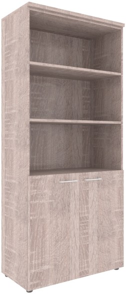 Шкаф с 1 комплектом глухих малых дверей и топом XHC 85.5 Дуб Сонома 856х432х1955 XTEN в Нижнем Тагиле 