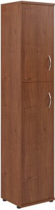 Шкаф колонка с глухой малой и средней дверьми СУ-1.8(L) Орех Французcкий 406*365*1975
