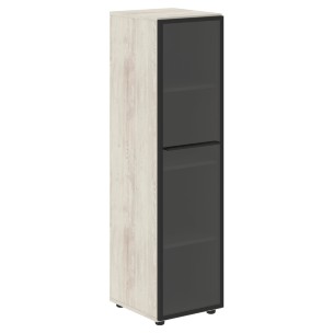 Шкаф колонка со стеклянной дверью LMC 40.2(L) 400х430х1517 LOFTIS