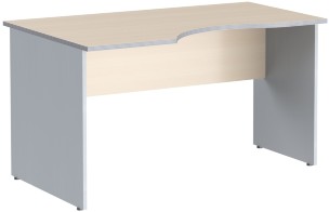Стол криволинейный СА-2Л Беларусь Клен/Металлик 1400*900(720)*755 IMAGO