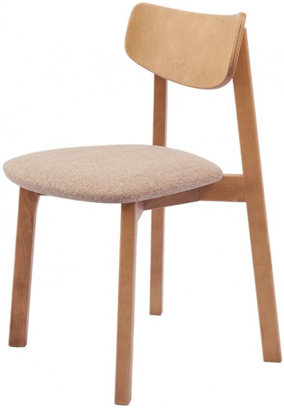 Комплект стульев DAIVA Вега, Дуб натуральный/Карамель  2 шт.